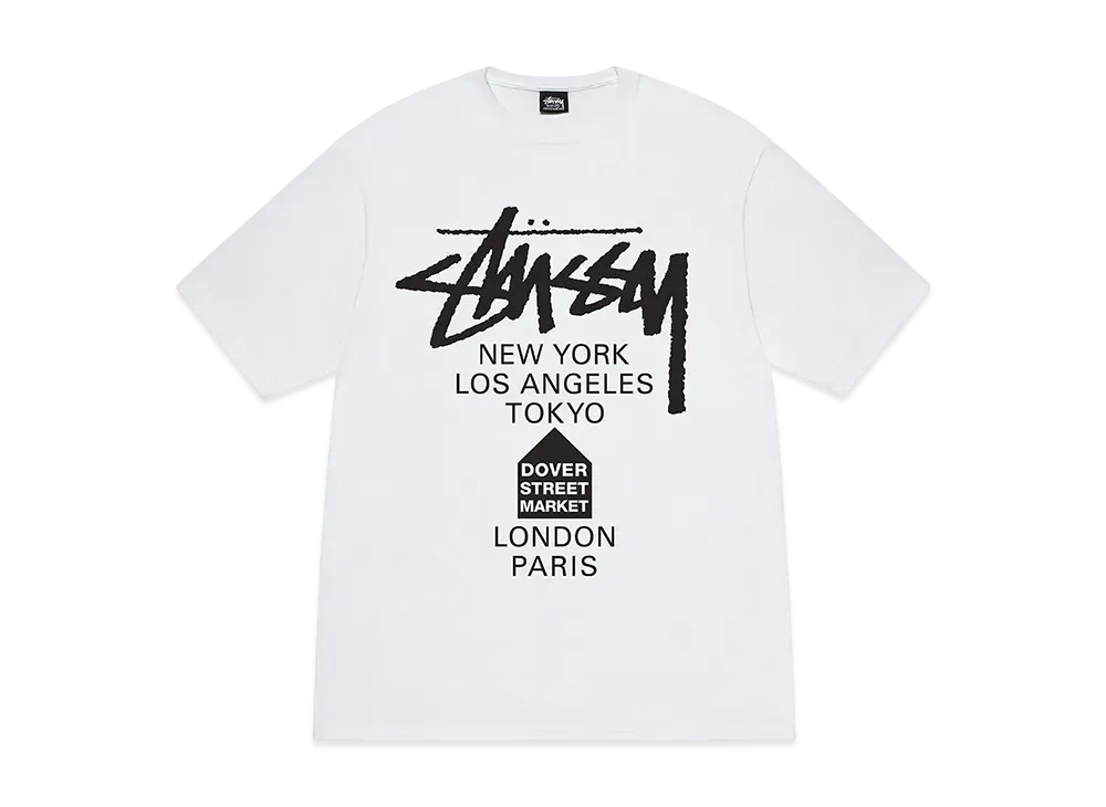 Stussy x DSM World Tour Pack Men's DSM World Tour T-Shirt "White"