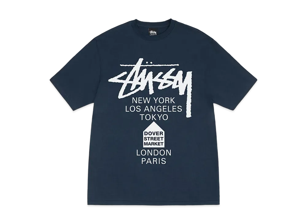 Stussy x DSM World Tour Pack Men's DSM World Tour T-Shirt "Navy"