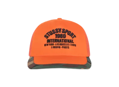 Stussy Trucker International Snapback "Orange"