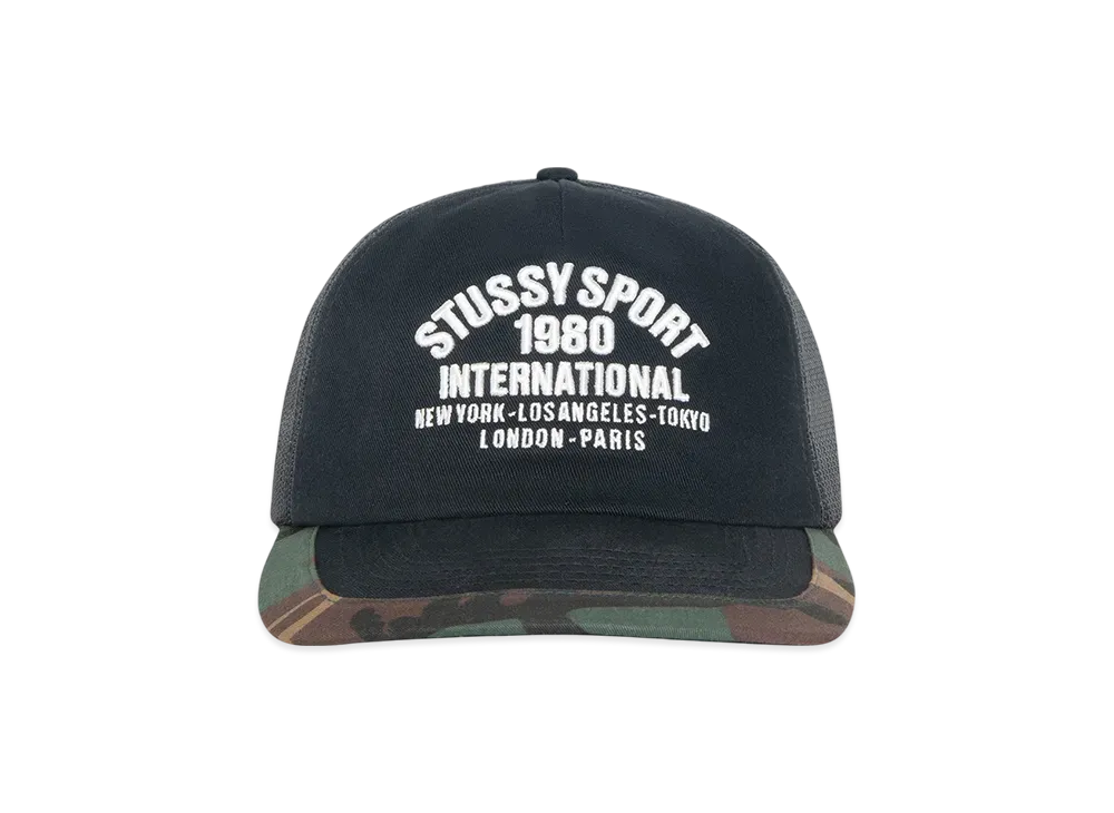 Stussy Trucker International Snapback "Black" 1311177