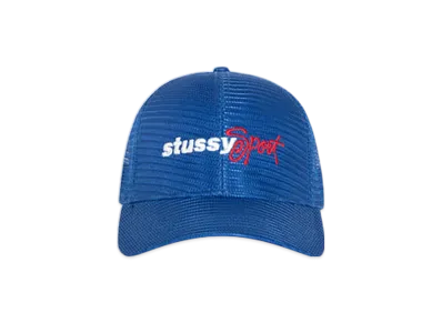 Stussy Mid-Depth Sport Mesh Snapback "Blue"