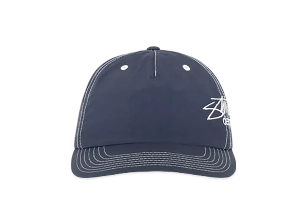 Stussy Mid-Depth Stussy Designs Snapback "Navy"
