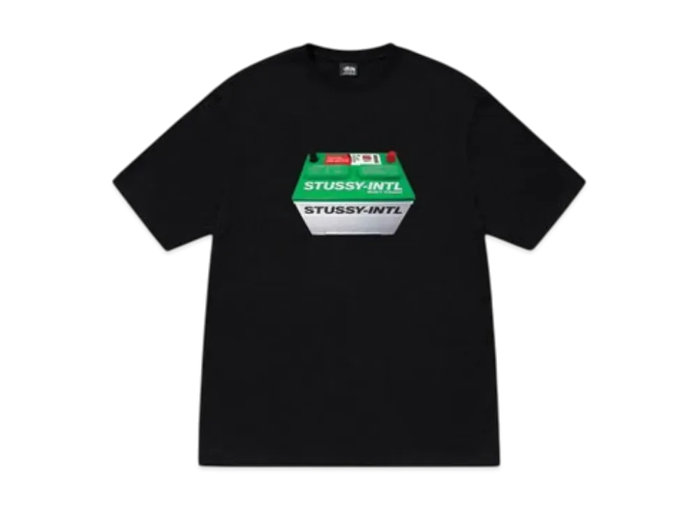 Stussy Battery Tee "Black"