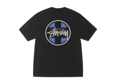 Stussy Cross Dot Tee Pigment Dyed "Black"
