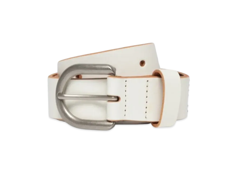 Stussy Stud Letter Belt "Bone"