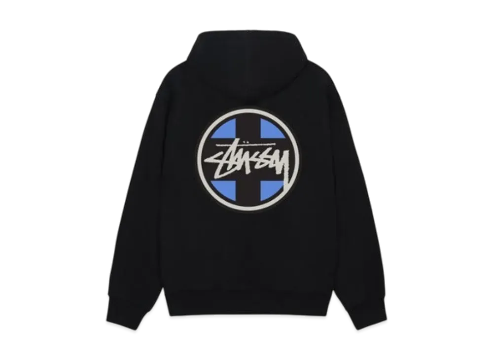 Stussy Cross Dot Hoodie "Black"