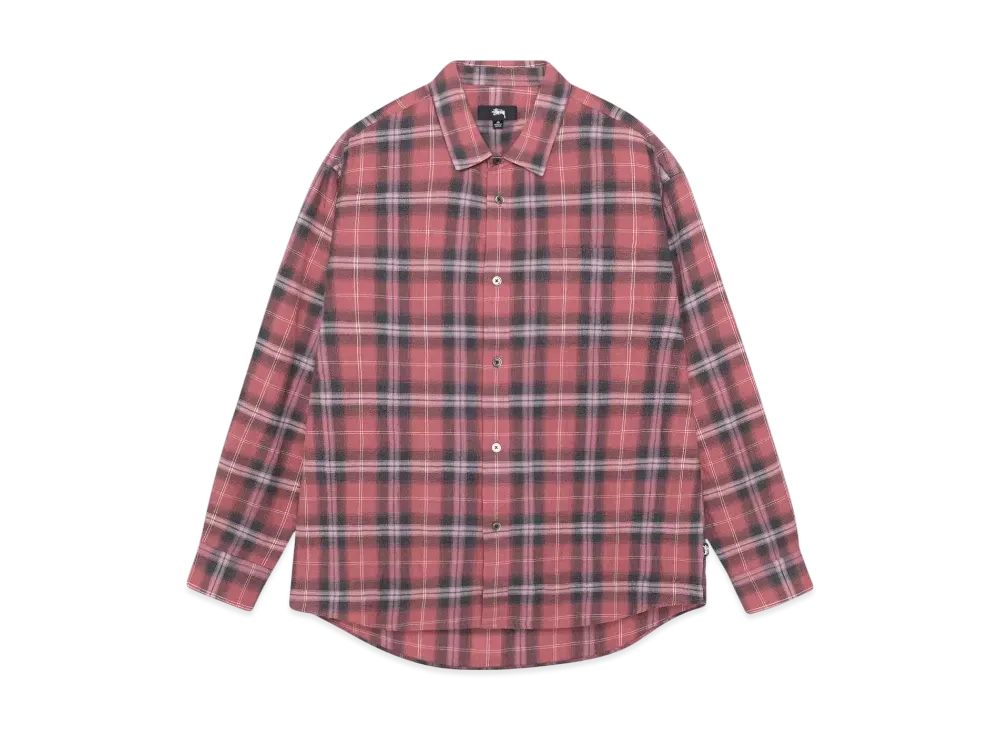 Stussy Beach Plaid Shirt "Red"