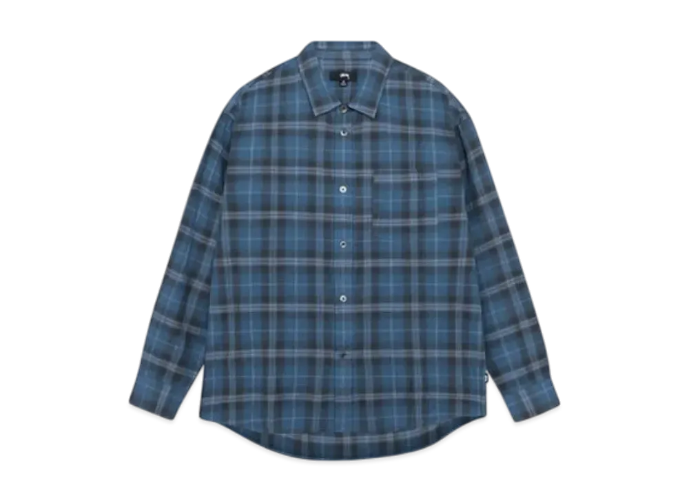Stussy Beach Plaid Shirt "Blue"