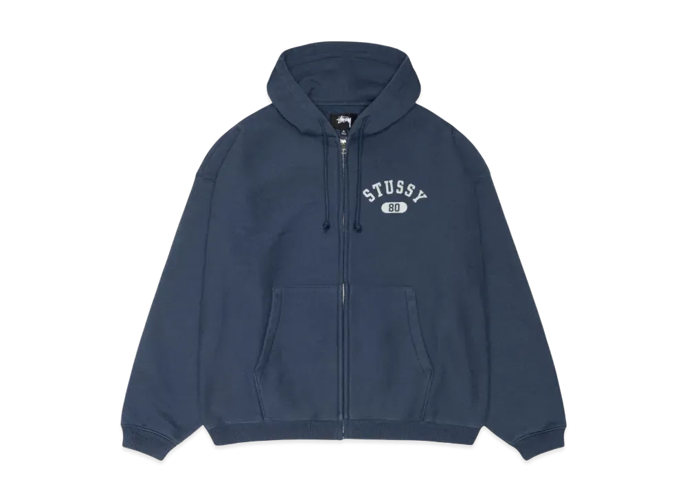 Stussy Varsity Zip Hoodie "Navy"