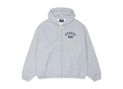 Stussy Varsity Zip Hoodie "Grey Heather"