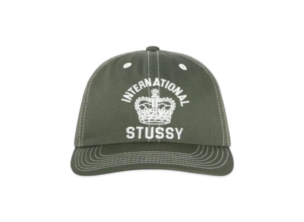 Stussy Mid-Depth International Crown Strapback "Dark Olive"