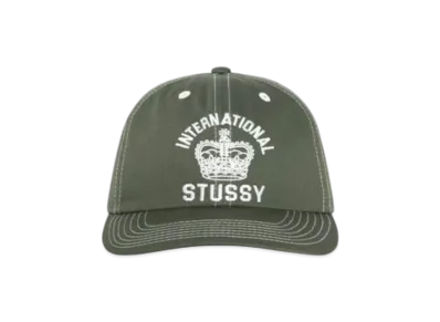 Stussy Mid-Depth International Crown Strapback "Dark Olive"