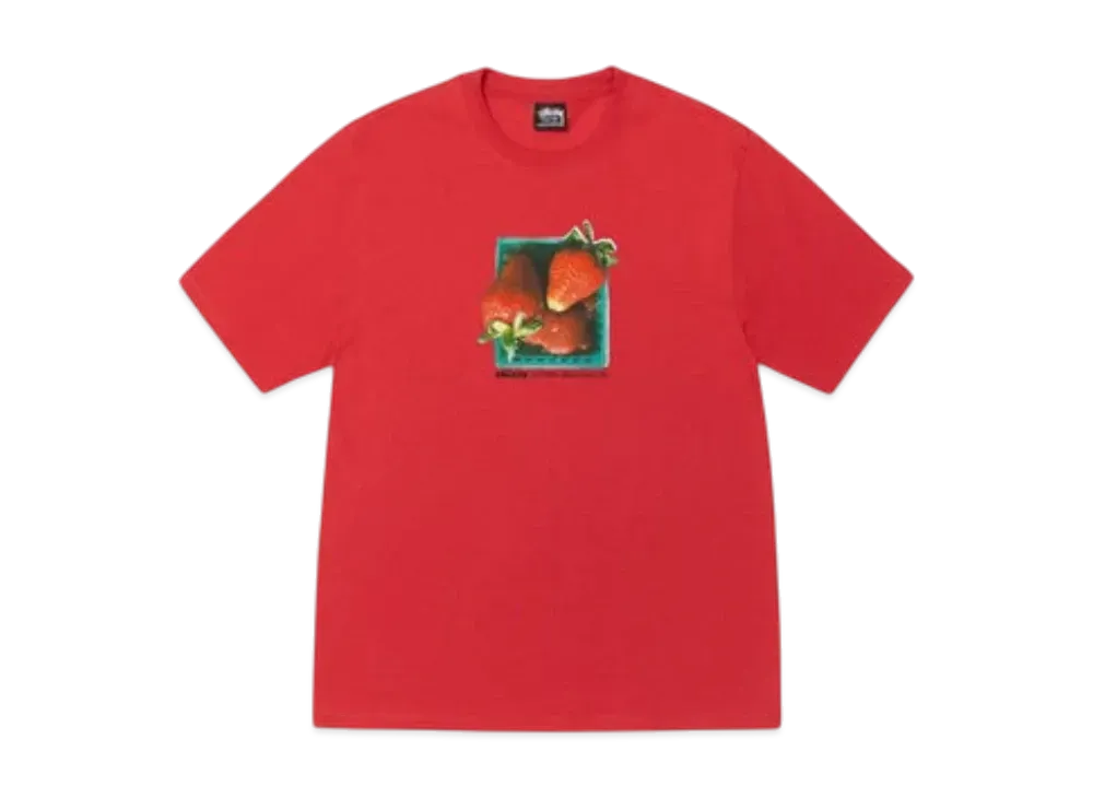 Stussy Berries Tee "Cayenne"
