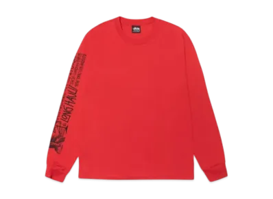 Stussy Long Haul LS Tee "Cayenne"