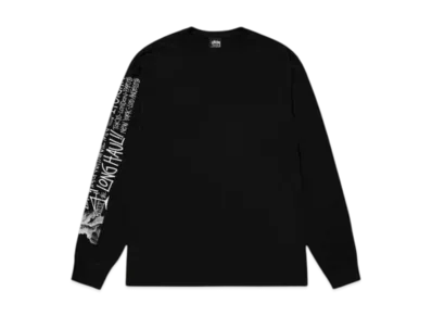 Stussy Long Haul LS Tee "Black"
