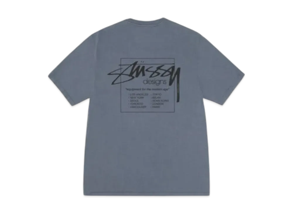 Stussy Modern Age Tee Pigment Dyed "Navy"