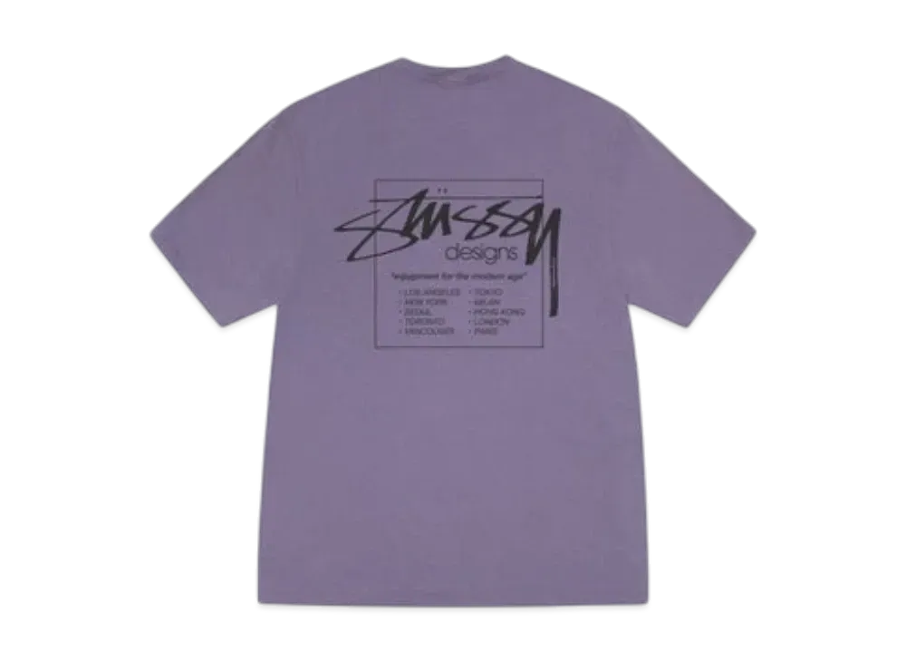 Stussy Modern Age Tee Pigment Dyed "Grape"