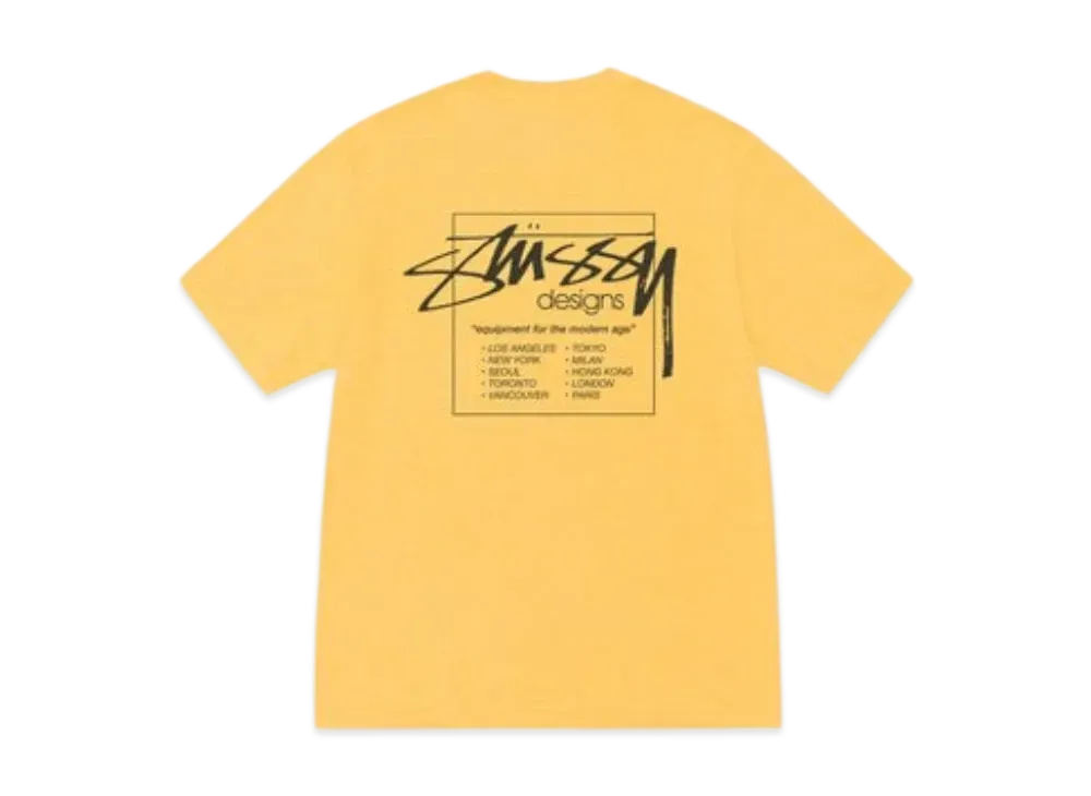 Stussy Modern Age Tee Pigment Dyed "Yellow"
