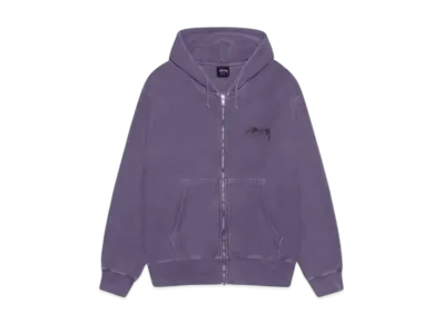 Stussy Modern Age Zip Hoodie Pigment Dyed "Grape"