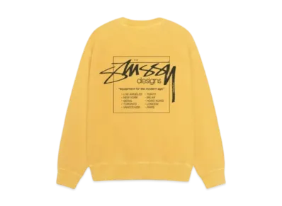 Stussy Modern Age Crew Pigment Dyed "Yellow"