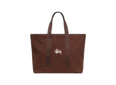 Stussy Canvas Extra Large Tote Bag "Brown"