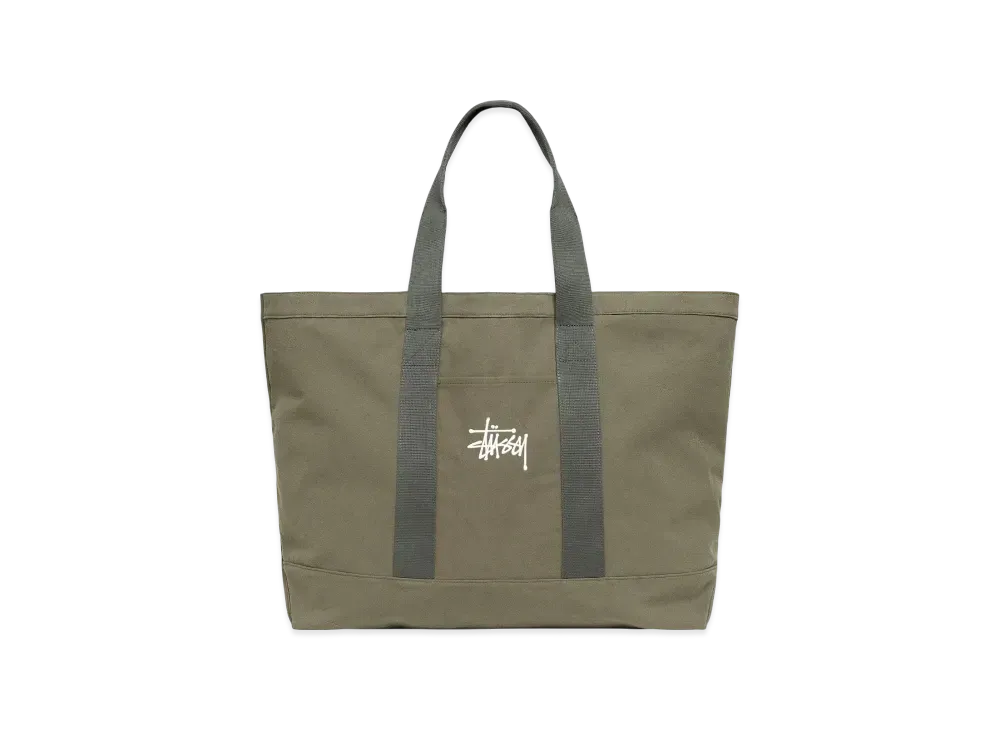 Stussy ダークグレー キャンバス トートバッグ Stussy ダークグレー キャンバス トートバッグ STUSSY]☆CANVAS