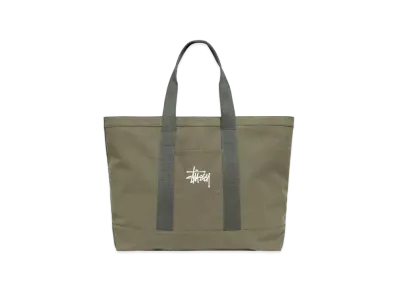 Stussy Canvas Extra Large Tote Bag "Green"