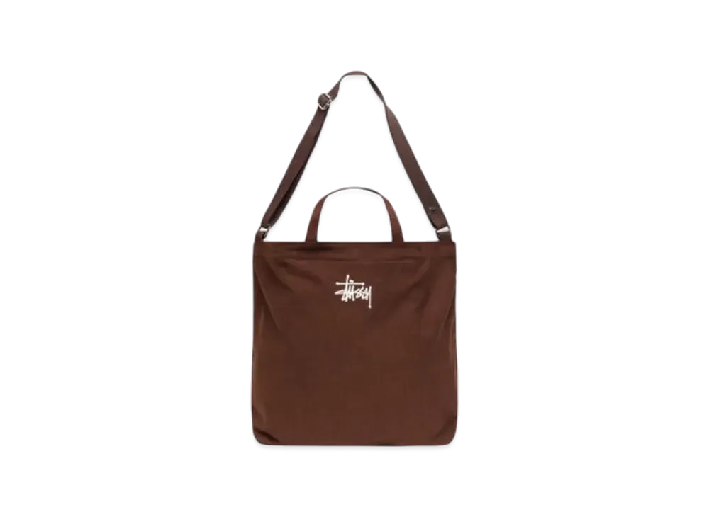 Stussy Canvas Crossbody Bag "Brown"