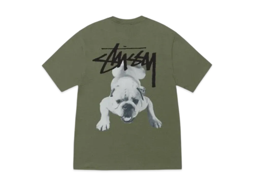 Stussy Stock Dog Tee "Olive"