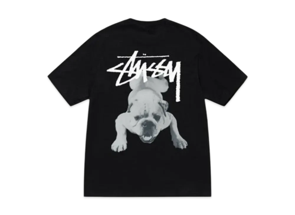 Stussy Stock Dog Tee "Black"