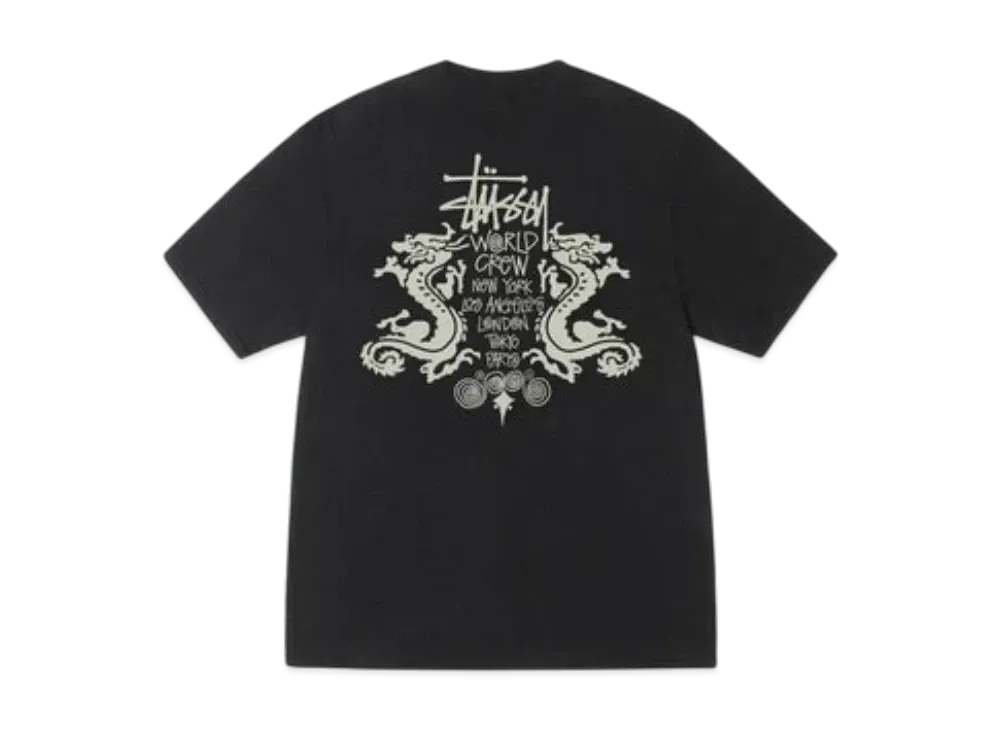 Stussy Double Dragon Tee Pigment Dyed "Black" 1905113