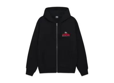 Stussy Superior Quality Zip Hoodie "Black"