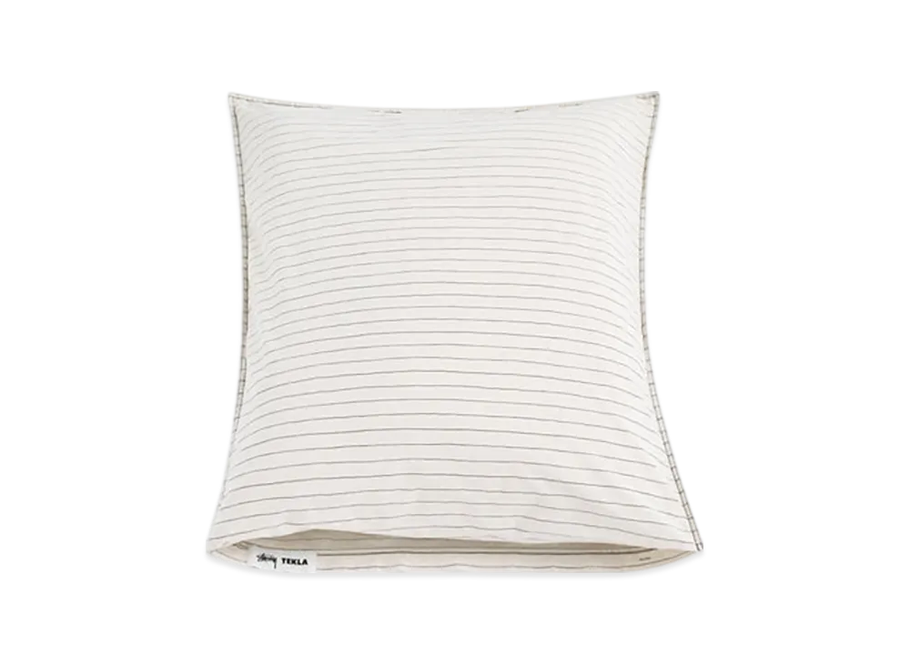 Stussy x Tekla Percale Pillow Sham Queen Size "Hand Drawn Stripes"