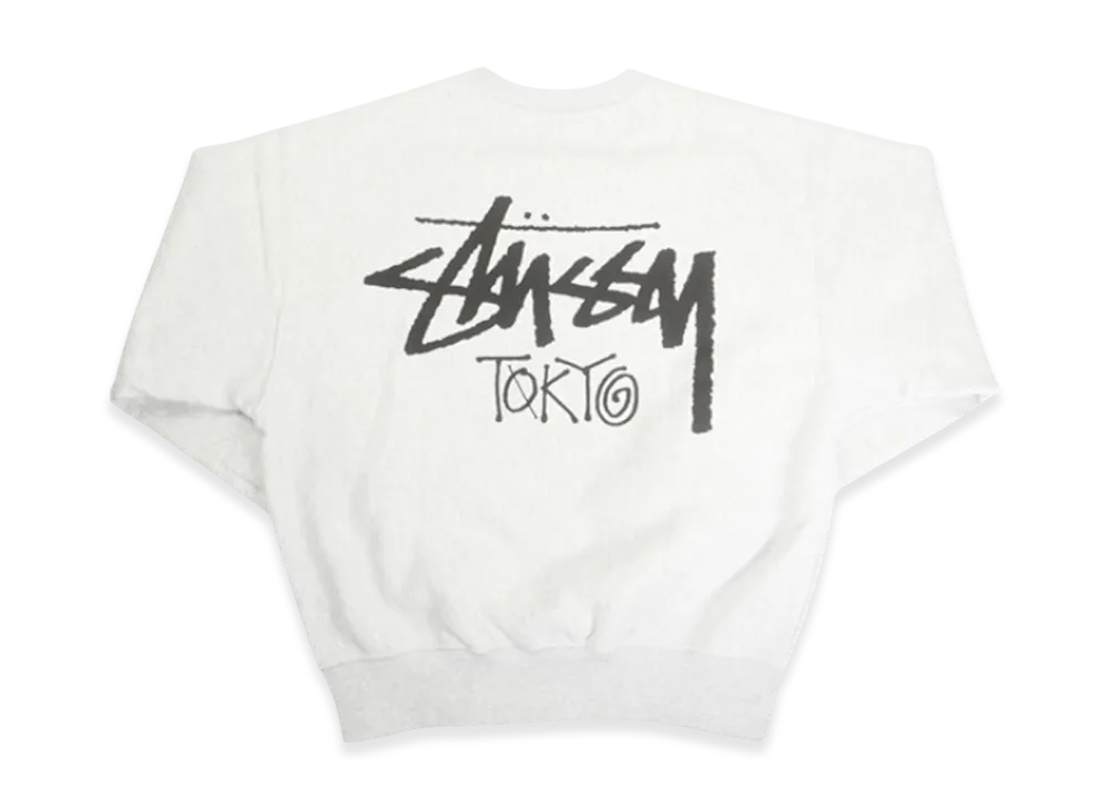 Stussy Tokyo Exclusive Crewneck Sweat "Ash Grey"