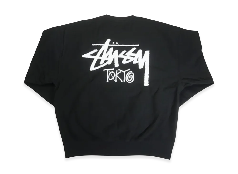 Stussy Tokyo Exclusive Crewneck Sweat "Black"