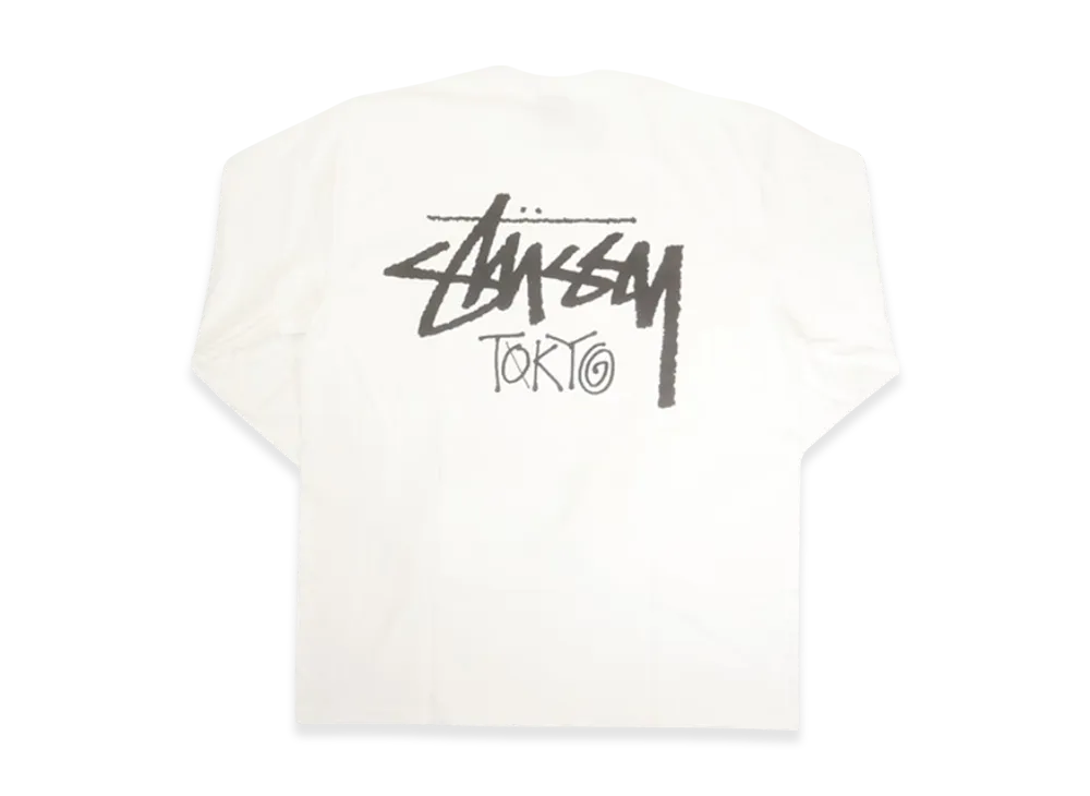 Stussy Tokyo Exclusive L/S Tee "White"