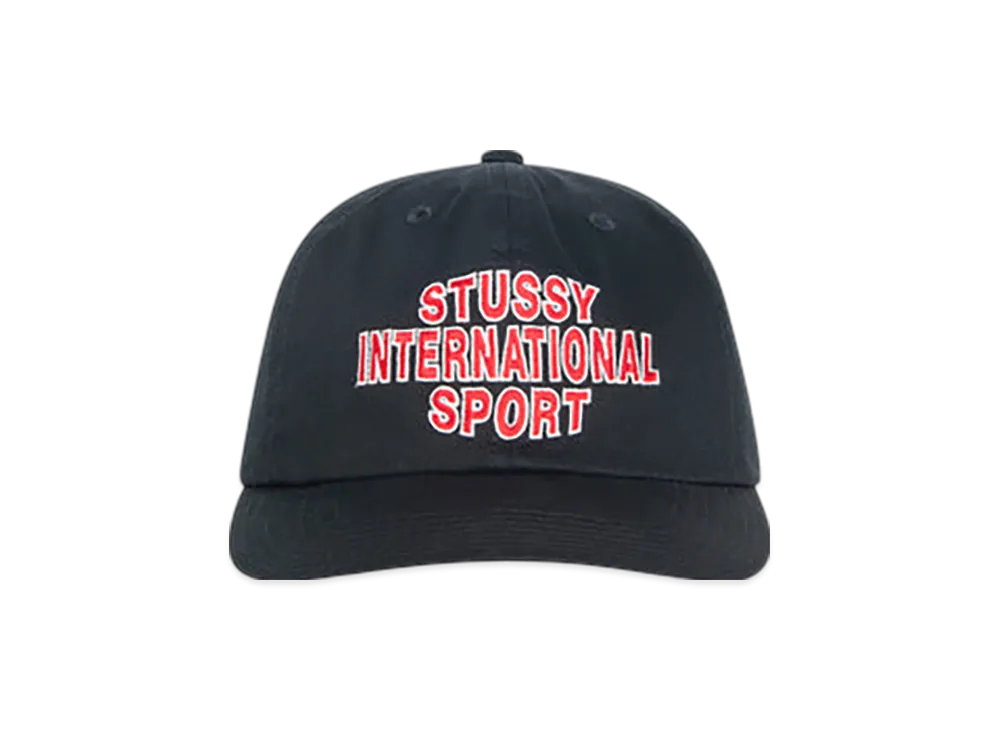 Stussy Mid-Depth International Sport Strapback "Black" 1311182