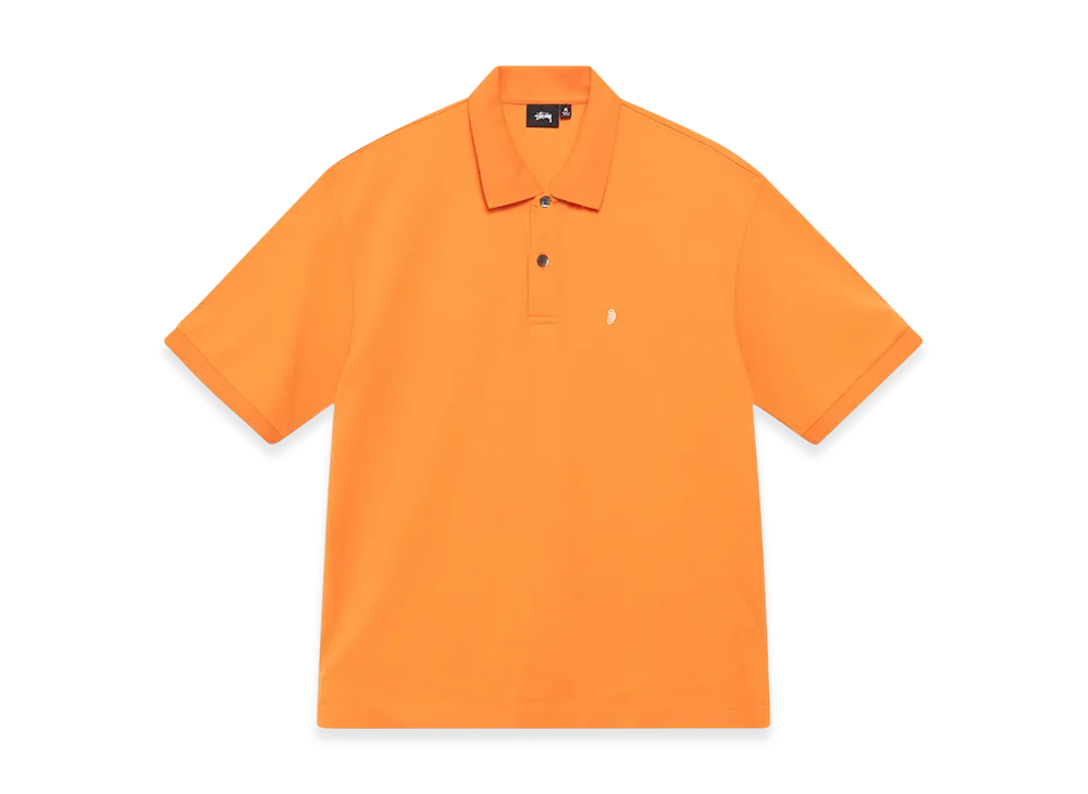 Stussy Classic Pique Polo "Orange"