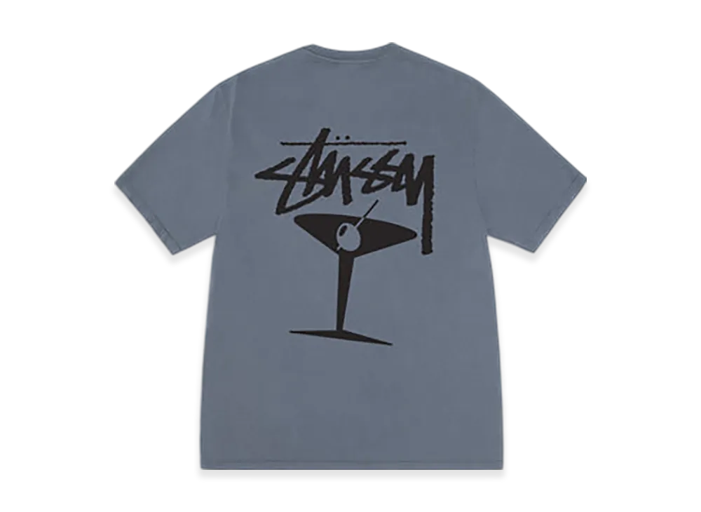 Stussy Martini Tee Pigment Dyed "Navy"