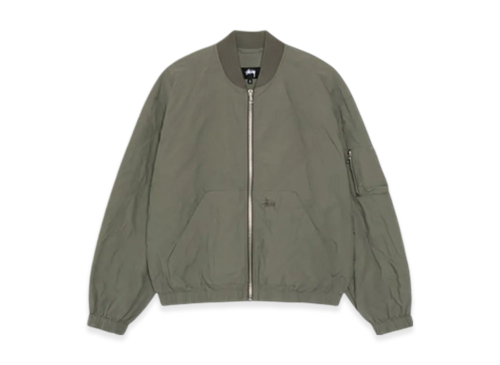 Stussy Lightweight Cotton Bomber "Olive"