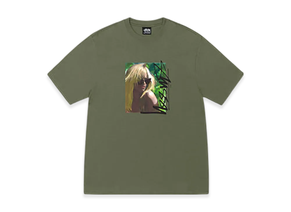 ★米国発*stussy*新作*LAURA TEE/OLIVE★ Stussy Laura Tee 