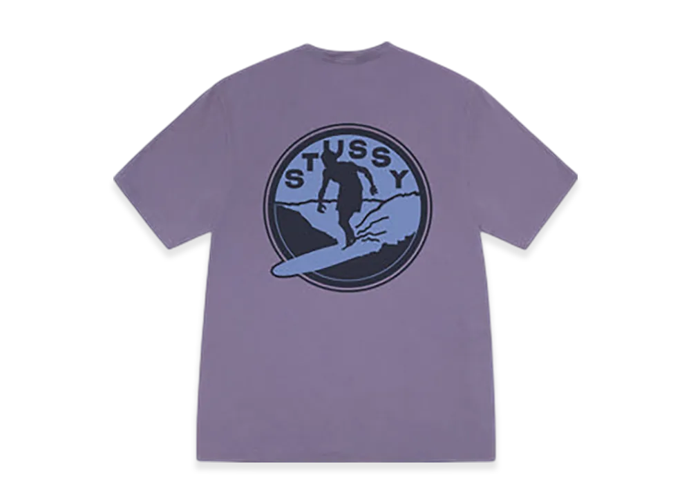 Stussy Surf Club Tee Pigment Dyed "Grape"