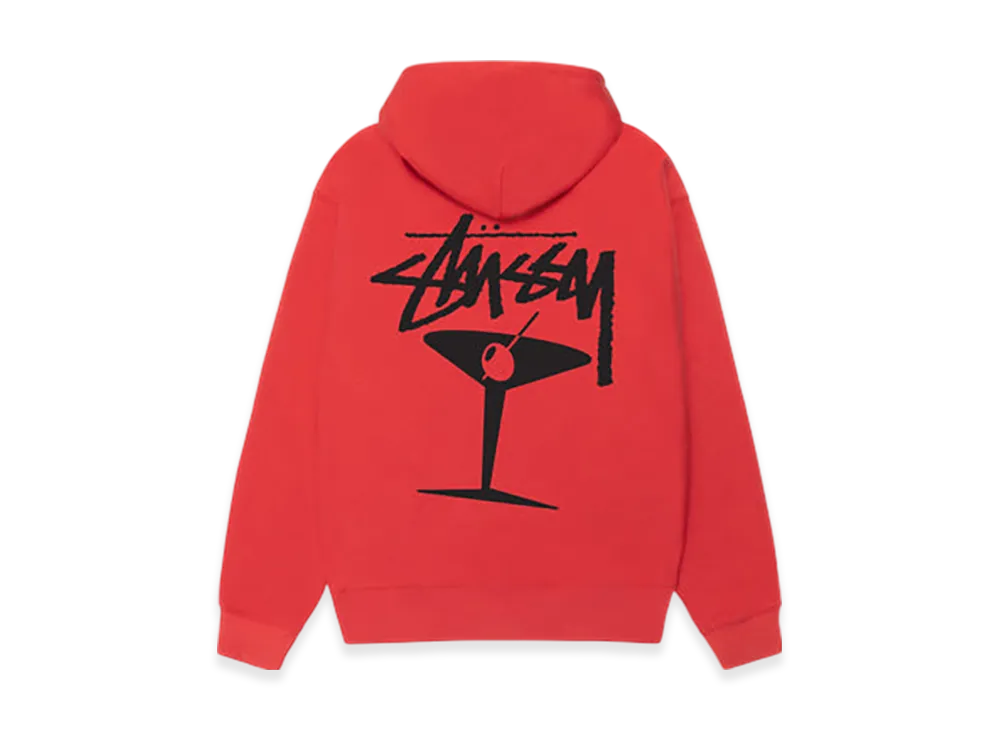 Stussy Martini Zip Hoodie "Cayenne"
