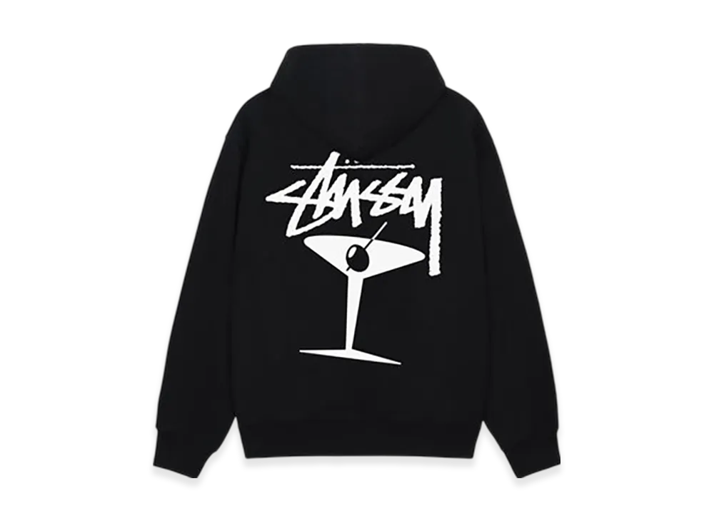 Stussy Martini Zip Hoodie "Black"
