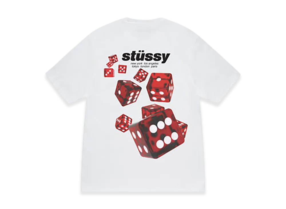 Stussy Rollers Tee "White"