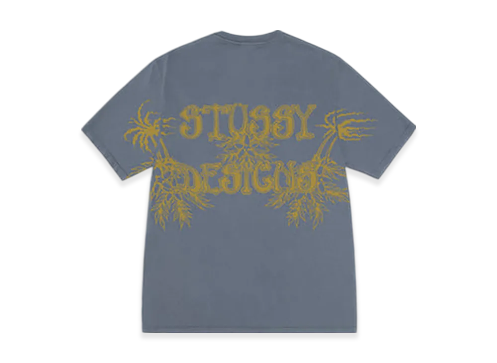 Stussy Wes Palms Tee Pigment Dyed "Navy"