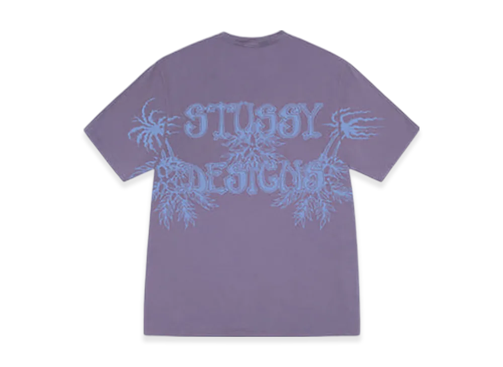 Stussy Wes Palms Tee Pigment Dyed "Grape"