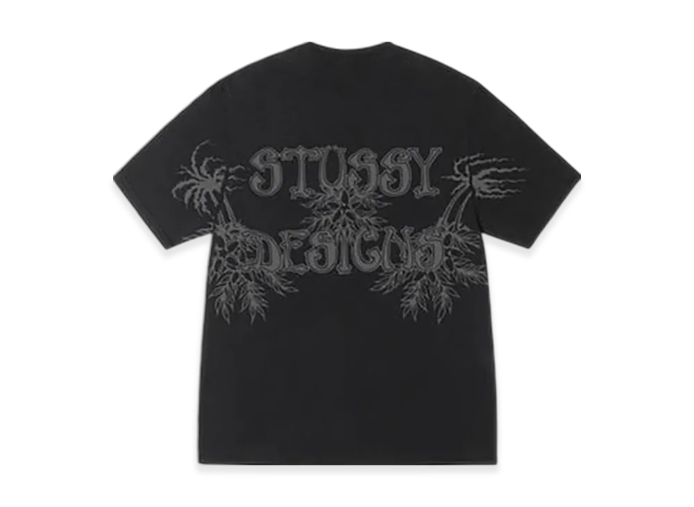 Stussy Wes Palms Tee Pigment Dyed "Black"