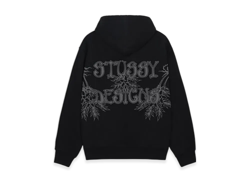 Stussy Wes Palms Hoodie "Black"