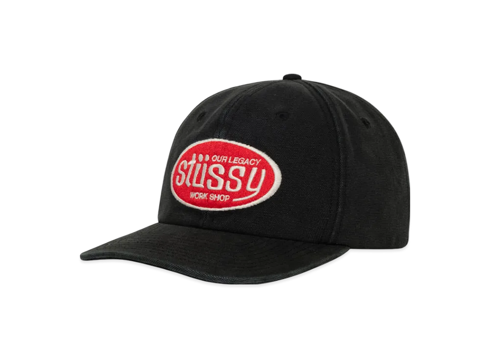 Stussy x Our Legacy Work Shop Mid-Depth Cap "Black"